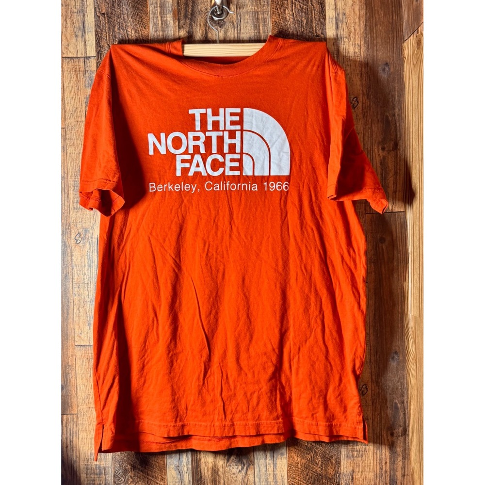 The North Face Berkeley California 1966 Mens‎ XL Orange T-Shirt